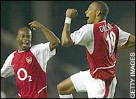 Gilberto Wheels Away With Wiltord