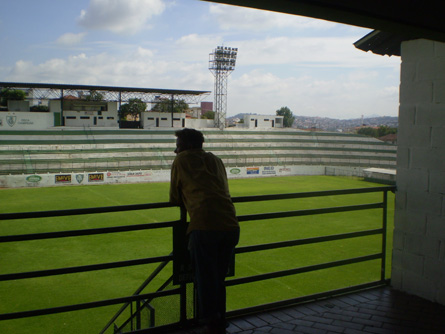 The groundsman at Estadio Independencia