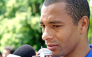 Gilberto being interviewed