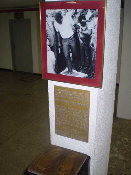 Pel's foot print at Mineirao