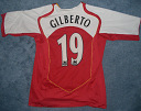 Gilberto Home Shirt from 2004/2005Season